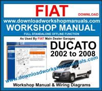 fiat ducato 2002 to 2008 workshop repair manual